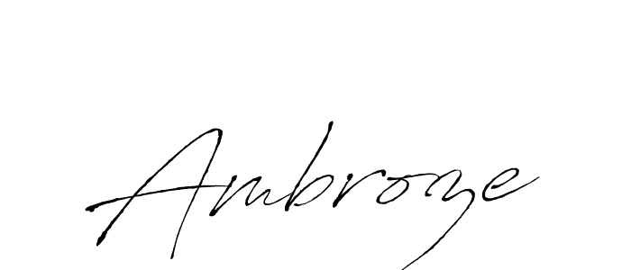 How to make Ambroze signature? Antro_Vectra is a professional autograph style. Create handwritten signature for Ambroze name. Ambroze signature style 6 images and pictures png