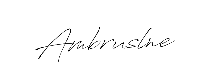 Use a signature maker to create a handwritten signature online. With this signature software, you can design (Antro_Vectra) your own signature for name Ambruslne. Ambruslne signature style 6 images and pictures png