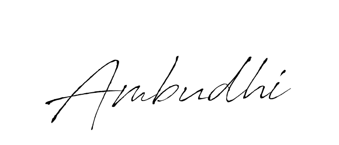 Use a signature maker to create a handwritten signature online. With this signature software, you can design (Antro_Vectra) your own signature for name Ambudhi. Ambudhi signature style 6 images and pictures png