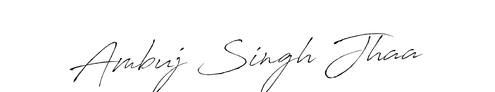 How to make Ambuj Singh Jhaa signature? Antro_Vectra is a professional autograph style. Create handwritten signature for Ambuj Singh Jhaa name. Ambuj Singh Jhaa signature style 6 images and pictures png