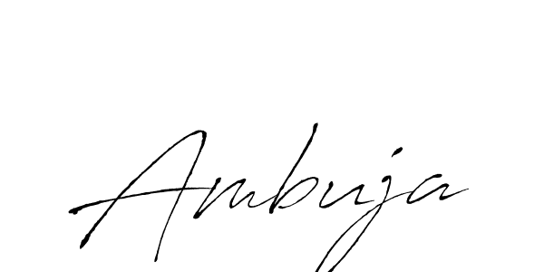 Use a signature maker to create a handwritten signature online. With this signature software, you can design (Antro_Vectra) your own signature for name Ambuja. Ambuja signature style 6 images and pictures png