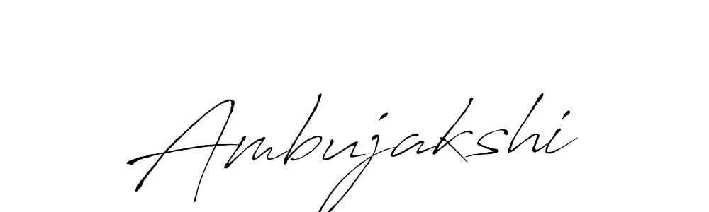 Create a beautiful signature design for name Ambujakshi. With this signature (Antro_Vectra) fonts, you can make a handwritten signature for free. Ambujakshi signature style 6 images and pictures png