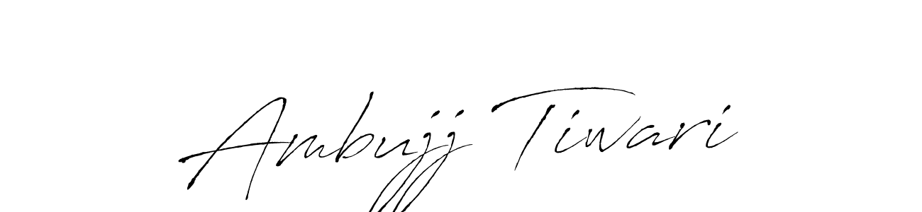 This is the best signature style for the Ambujj Tiwari name. Also you like these signature font (Antro_Vectra). Mix name signature. Ambujj Tiwari signature style 6 images and pictures png