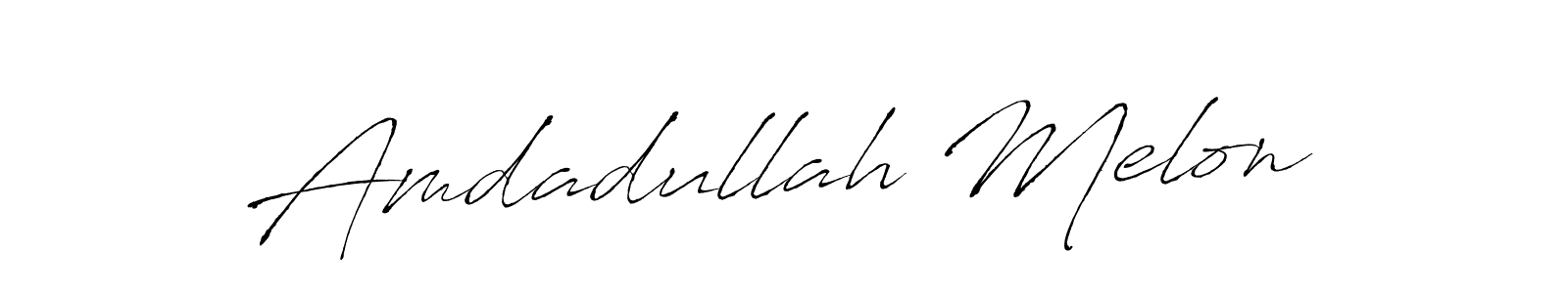 Make a beautiful signature design for name Amdadullah Melon. Use this online signature maker to create a handwritten signature for free. Amdadullah Melon signature style 6 images and pictures png