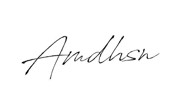 if you are searching for the best signature style for your name Amdhsn. so please give up your signature search. here we have designed multiple signature styles  using Antro_Vectra. Amdhsn signature style 6 images and pictures png