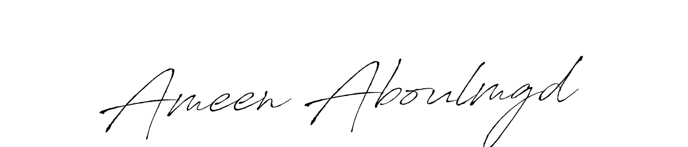 How to Draw Ameen Aboulmgd signature style? Antro_Vectra is a latest design signature styles for name Ameen Aboulmgd. Ameen Aboulmgd signature style 6 images and pictures png