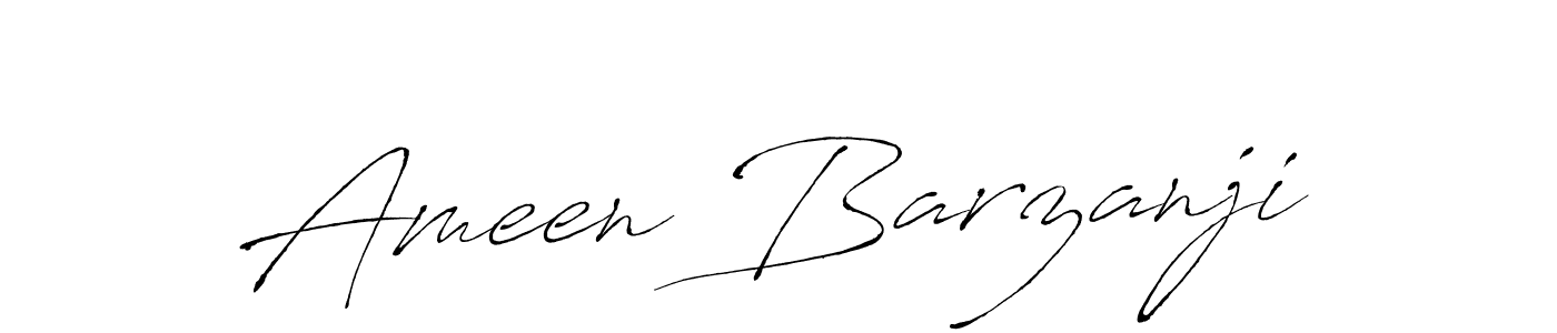 Use a signature maker to create a handwritten signature online. With this signature software, you can design (Antro_Vectra) your own signature for name Ameen Barzanji. Ameen Barzanji signature style 6 images and pictures png