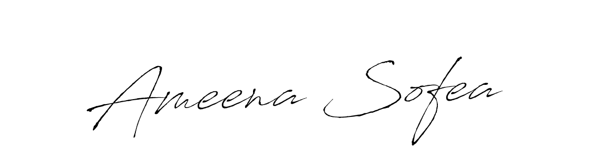 Also You can easily find your signature by using the search form. We will create Ameena Sofea name handwritten signature images for you free of cost using Antro_Vectra sign style. Ameena Sofea signature style 6 images and pictures png