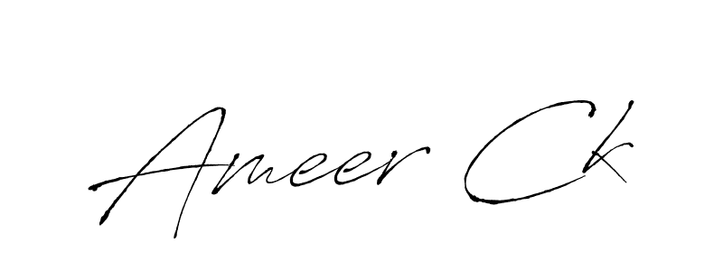 Also You can easily find your signature by using the search form. We will create Ameer Ck name handwritten signature images for you free of cost using Antro_Vectra sign style. Ameer Ck signature style 6 images and pictures png
