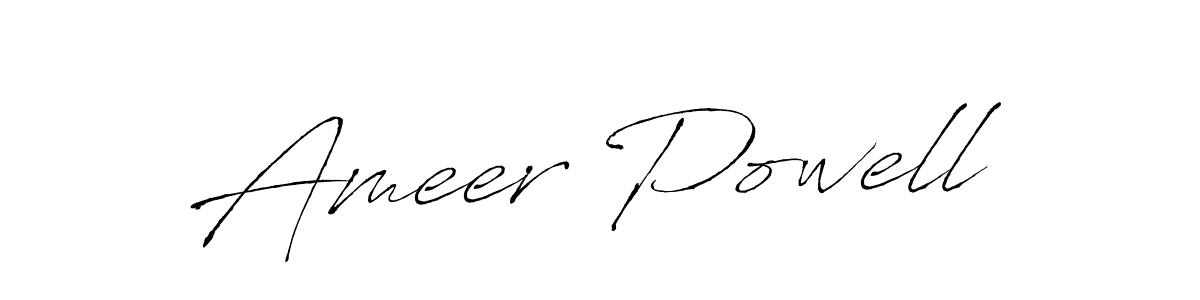 if you are searching for the best signature style for your name Ameer Powell. so please give up your signature search. here we have designed multiple signature styles  using Antro_Vectra. Ameer Powell signature style 6 images and pictures png