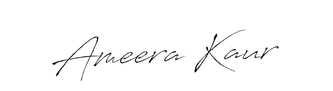 Also we have Ameera Kaur name is the best signature style. Create professional handwritten signature collection using Antro_Vectra autograph style. Ameera Kaur signature style 6 images and pictures png