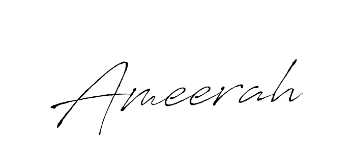 Antro_Vectra is a professional signature style that is perfect for those who want to add a touch of class to their signature. It is also a great choice for those who want to make their signature more unique. Get Ameerah name to fancy signature for free. Ameerah signature style 6 images and pictures png