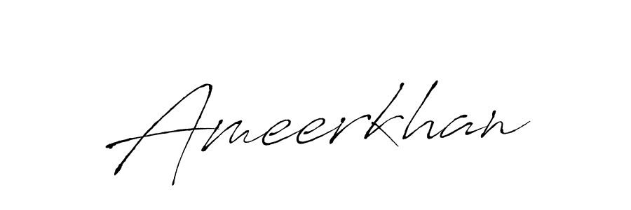 Antro_Vectra is a professional signature style that is perfect for those who want to add a touch of class to their signature. It is also a great choice for those who want to make their signature more unique. Get Ameerkhan name to fancy signature for free. Ameerkhan signature style 6 images and pictures png