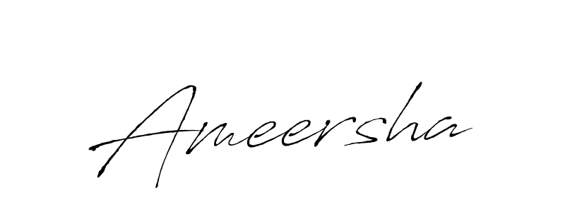 Use a signature maker to create a handwritten signature online. With this signature software, you can design (Antro_Vectra) your own signature for name Ameersha. Ameersha signature style 6 images and pictures png