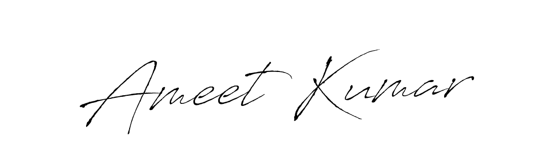 Use a signature maker to create a handwritten signature online. With this signature software, you can design (Antro_Vectra) your own signature for name Ameet Kumar. Ameet Kumar signature style 6 images and pictures png