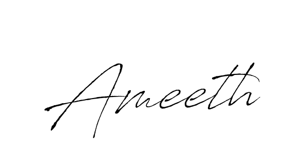 Use a signature maker to create a handwritten signature online. With this signature software, you can design (Antro_Vectra) your own signature for name Ameeth. Ameeth signature style 6 images and pictures png