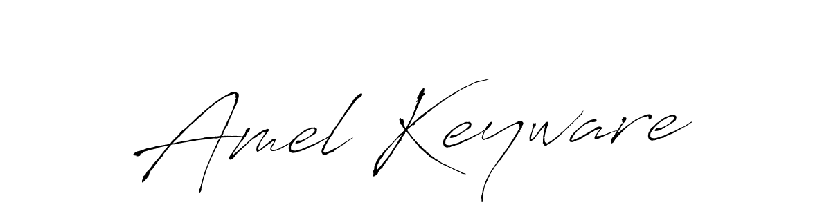 Design your own signature with our free online signature maker. With this signature software, you can create a handwritten (Antro_Vectra) signature for name Amel Keyware. Amel Keyware signature style 6 images and pictures png