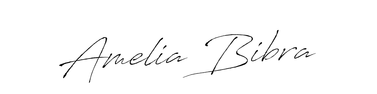 Make a beautiful signature design for name Amelia Bibra. With this signature (Antro_Vectra) style, you can create a handwritten signature for free. Amelia Bibra signature style 6 images and pictures png