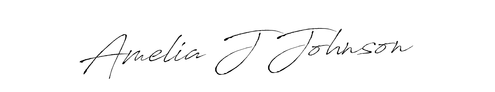 Make a beautiful signature design for name Amelia J Johnson. Use this online signature maker to create a handwritten signature for free. Amelia J Johnson signature style 6 images and pictures png