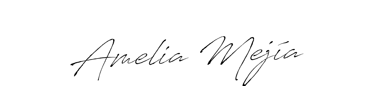 Similarly Antro_Vectra is the best handwritten signature design. Signature creator online .You can use it as an online autograph creator for name Amelia Mejía. Amelia Mejía signature style 6 images and pictures png