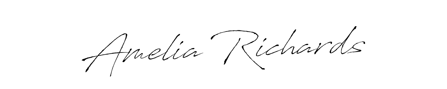 How to make Amelia Richards signature? Antro_Vectra is a professional autograph style. Create handwritten signature for Amelia Richards name. Amelia Richards signature style 6 images and pictures png