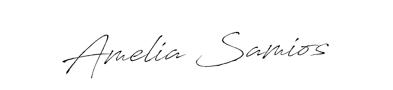 Use a signature maker to create a handwritten signature online. With this signature software, you can design (Antro_Vectra) your own signature for name Amelia Samios. Amelia Samios signature style 6 images and pictures png