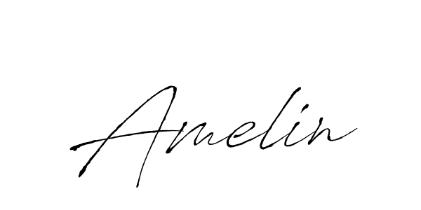 Create a beautiful signature design for name Amelin. With this signature (Antro_Vectra) fonts, you can make a handwritten signature for free. Amelin signature style 6 images and pictures png