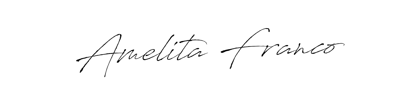 Antro_Vectra is a professional signature style that is perfect for those who want to add a touch of class to their signature. It is also a great choice for those who want to make their signature more unique. Get Amelita Franco name to fancy signature for free. Amelita Franco signature style 6 images and pictures png