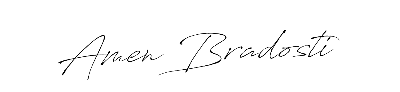 Use a signature maker to create a handwritten signature online. With this signature software, you can design (Antro_Vectra) your own signature for name Amen Bradosti. Amen Bradosti signature style 6 images and pictures png