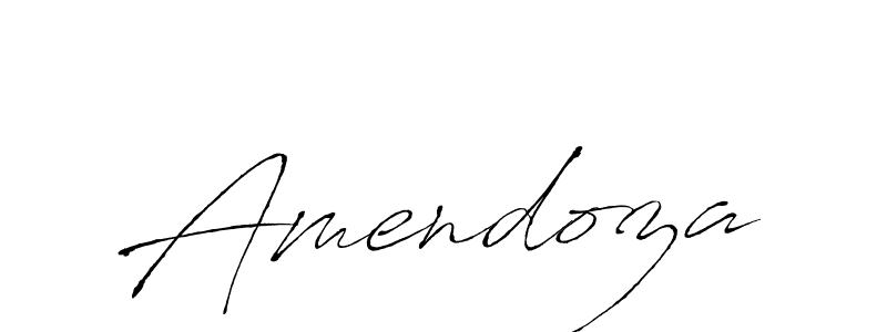 Use a signature maker to create a handwritten signature online. With this signature software, you can design (Antro_Vectra) your own signature for name Amendoza. Amendoza signature style 6 images and pictures png