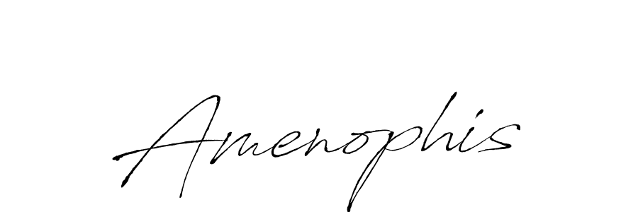 Also we have Amenophis name is the best signature style. Create professional handwritten signature collection using Antro_Vectra autograph style. Amenophis signature style 6 images and pictures png