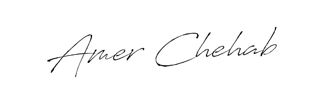 Also we have Amer Chehab name is the best signature style. Create professional handwritten signature collection using Antro_Vectra autograph style. Amer Chehab signature style 6 images and pictures png