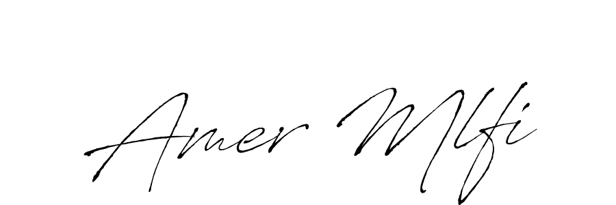 How to make Amer Mlfi signature? Antro_Vectra is a professional autograph style. Create handwritten signature for Amer Mlfi name. Amer Mlfi signature style 6 images and pictures png