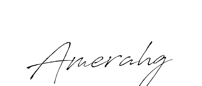 Antro_Vectra is a professional signature style that is perfect for those who want to add a touch of class to their signature. It is also a great choice for those who want to make their signature more unique. Get Amerahg name to fancy signature for free. Amerahg signature style 6 images and pictures png