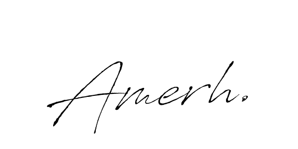Similarly Antro_Vectra is the best handwritten signature design. Signature creator online .You can use it as an online autograph creator for name Amerh.. Amerh. signature style 6 images and pictures png