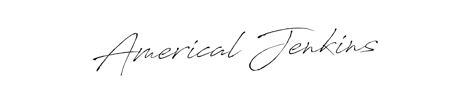 Similarly Antro_Vectra is the best handwritten signature design. Signature creator online .You can use it as an online autograph creator for name Americal Jenkins. Americal Jenkins signature style 6 images and pictures png