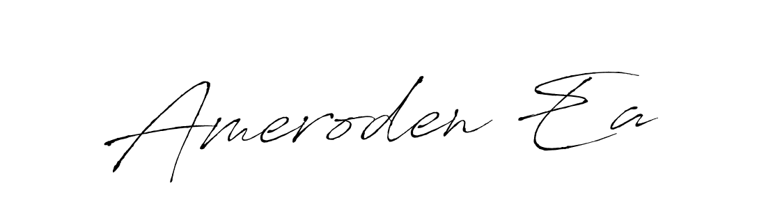 Make a short Ameroden Ea signature style. Manage your documents anywhere anytime using Antro_Vectra. Create and add eSignatures, submit forms, share and send files easily. Ameroden Ea signature style 6 images and pictures png