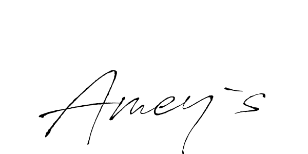 Amey`s stylish signature style. Best Handwritten Sign (Antro_Vectra) for my name. Handwritten Signature Collection Ideas for my name Amey`s. Amey`s signature style 6 images and pictures png