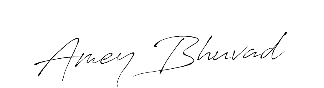 Design your own signature with our free online signature maker. With this signature software, you can create a handwritten (Antro_Vectra) signature for name Amey Bhuvad. Amey Bhuvad signature style 6 images and pictures png