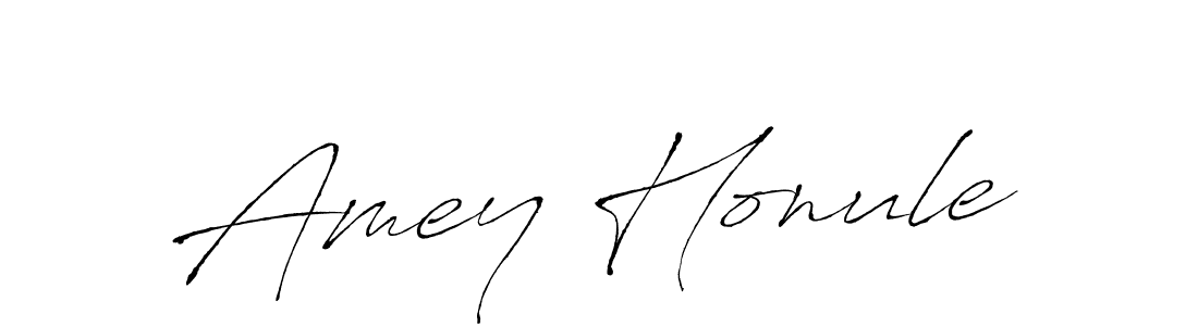 Amey Honule stylish signature style. Best Handwritten Sign (Antro_Vectra) for my name. Handwritten Signature Collection Ideas for my name Amey Honule. Amey Honule signature style 6 images and pictures png