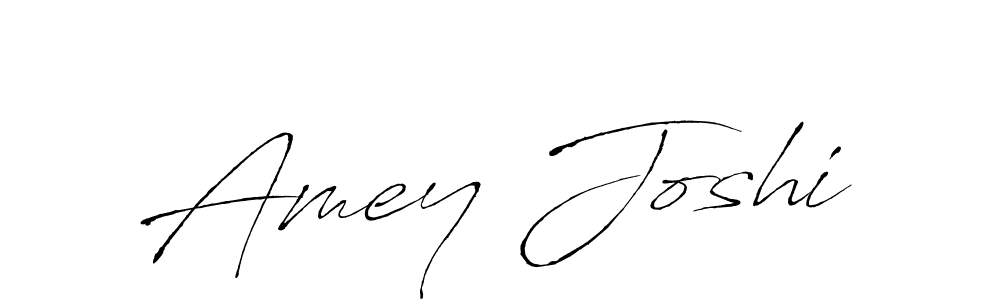 Make a beautiful signature design for name Amey Joshi. With this signature (Antro_Vectra) style, you can create a handwritten signature for free. Amey Joshi signature style 6 images and pictures png