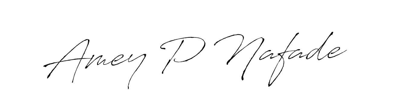 How to make Amey P Nafade signature? Antro_Vectra is a professional autograph style. Create handwritten signature for Amey P Nafade name. Amey P Nafade signature style 6 images and pictures png