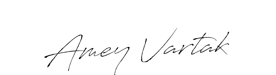 Amey Vartak stylish signature style. Best Handwritten Sign (Antro_Vectra) for my name. Handwritten Signature Collection Ideas for my name Amey Vartak. Amey Vartak signature style 6 images and pictures png