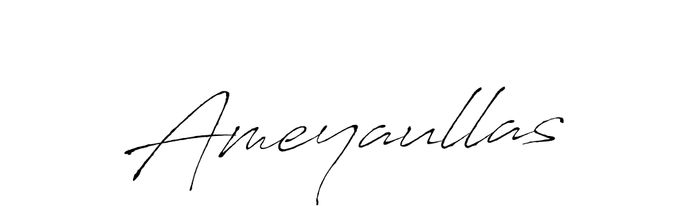 You should practise on your own different ways (Antro_Vectra) to write your name (Ameyaullas) in signature. don't let someone else do it for you. Ameyaullas signature style 6 images and pictures png