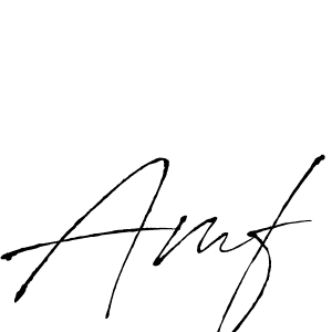 Create a beautiful signature design for name Amf. With this signature (Antro_Vectra) fonts, you can make a handwritten signature for free. Amf signature style 6 images and pictures png