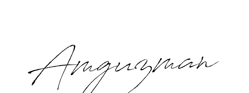 How to make Amguzman signature? Antro_Vectra is a professional autograph style. Create handwritten signature for Amguzman name. Amguzman signature style 6 images and pictures png