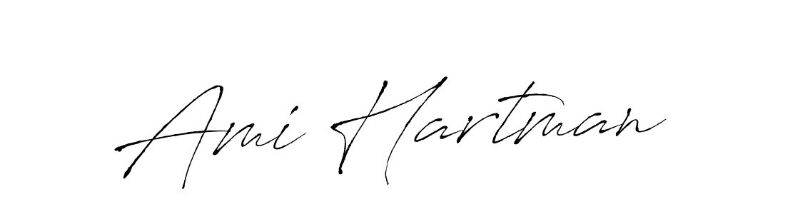 Use a signature maker to create a handwritten signature online. With this signature software, you can design (Antro_Vectra) your own signature for name Ami Hartman. Ami Hartman signature style 6 images and pictures png