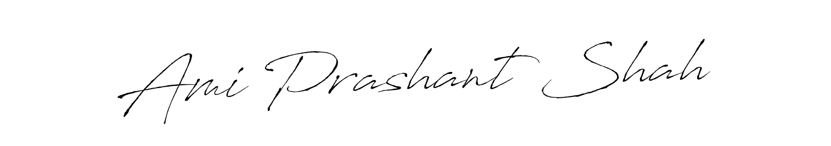 Similarly Antro_Vectra is the best handwritten signature design. Signature creator online .You can use it as an online autograph creator for name Ami Prashant Shah. Ami Prashant Shah signature style 6 images and pictures png