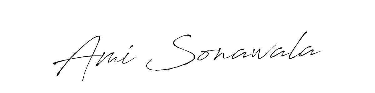 Ami Sonawala stylish signature style. Best Handwritten Sign (Antro_Vectra) for my name. Handwritten Signature Collection Ideas for my name Ami Sonawala. Ami Sonawala signature style 6 images and pictures png