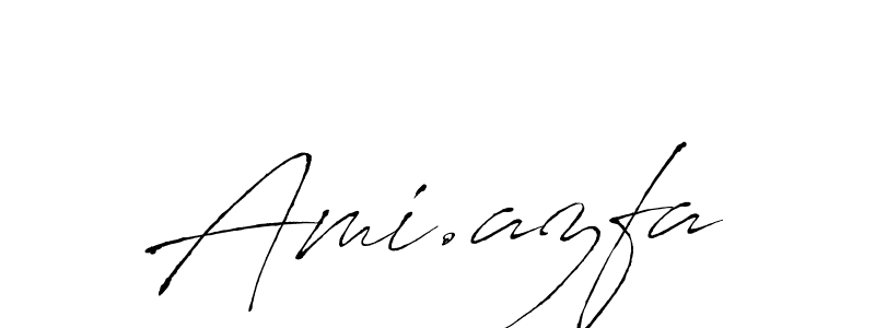 Create a beautiful signature design for name Ami.azfa. With this signature (Antro_Vectra) fonts, you can make a handwritten signature for free. Ami.azfa signature style 6 images and pictures png